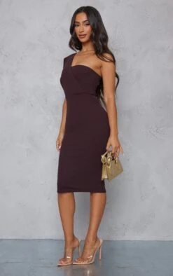 Petite Chocolate One Shoulder Drape Midi Dress 9 Petite Chocolate One Shoulder Drape Midi Dress -Goremje Style 0341266ff5da6e0a9a49830a90bd9885999a2479 cnb9858 3