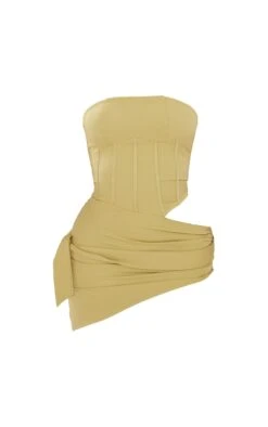 Shape Olive Woven Corset Detail Tie Side Bodycon Dress -Goremje Style 035d44d218fb422bd78fbcf6710a2c7a736daa5b cmw7568 6