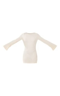 Tall Cream Long Sleeve Knitted Mini Dress -Goremje Style 04831a9b91860a10509fe470fedfb1d135a024f8 cnd6752 5