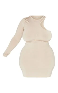 Plus Sage Cut Out One Shoulder Bodycon Dress -Goremje Style 04aace5ea2fa063825422beff2f5be25f5191040 cnd2483 5