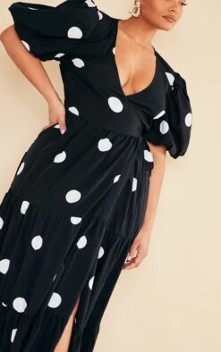 Plus Black Printed Tiered Tie Waist Maxi Dress -Goremje Style 0658571fe65d39f01f561269923bae841da5e8f9 cnc9703 4