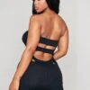 Shape Black Rib Cut Out Back Bodycon Dress -Goremje Style 06752c5da0d7646b88adf35d46c56142b04e3a4f cne0495 1