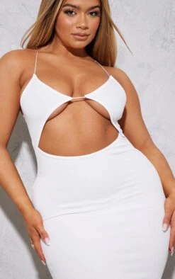 Shape Cream Soft Rib Front Cut Out Midaxi Dress -Goremje Style 06cb2e39c49ecda26bd0d469d916722eb203cbc6 cmy0764 5