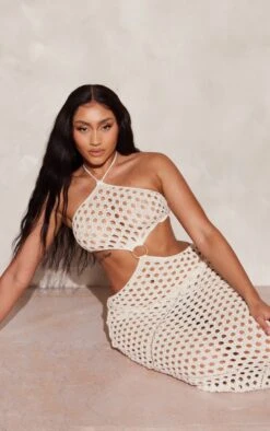 Shape New Nude Ring Detail Cut Out Crochet Maxi Dress -Goremje Style 06e04cbb52ef7d001bb0cdb31fd880a1b137b537 cne0504 3