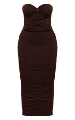 Shape Chocolate Brown Slinky Twist Detail Cut Out Midaxi Dress 11 Shape Chocolate Brown Slinky Twist Detail Cut Out Midaxi Dress -Goremje Style 09453f2e5e460c298c1a3705377a94dab66f8fa3 cmw7711 6