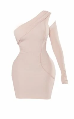 Shape Stone Seam Detail Asymmetric One Sleeve Mini Dress -Goremje Style 09529cc7454d5003ba013e682184d8e76b873123 cnd7473 5