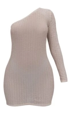 Petite Beige Distressed One Shoulder Mini Dress -Goremje Style 0b6625192ea7e6d8a26def341b166119c1930c8b cnd6949 5