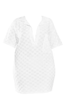 Plus Cream Check Towelling Shirt Dress 11 Plus Cream Check Towelling Shirt Dress -Goremje Style 126ccca820d6af9e781e8052084b254b8f769fb1 cmy4205 6