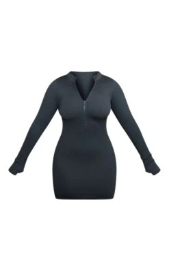 Shape Charcoal Contour Rib Zip Long Sleeve Bodycon Dress 11 Shape Charcoal Contour Rib Zip Long Sleeve Bodycon Dress -Goremje Style 128691535ce09cb7f3e642b25980f3130d8e7f21 cnc4701 5
