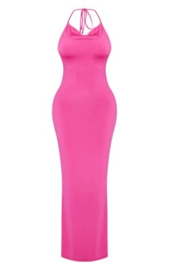 Shape Hot Pink Slinky Strappy Cowl Scoop Back Ruched Maxi Dress 11 Shape Hot Pink Slinky Strappy Cowl Scoop Back Ruched Maxi Dress -Goremje Style 150dc2bfd31c6e931c785534893358ebe2d89d47 cnd5119 5