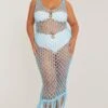 Plus Blue Fishnet Knitted Maxi Dress -Goremje Style 15bce78683dd420de11694c583f94edef4b5ae45 cnd9064 1