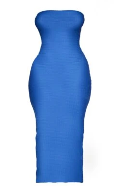 Shape Navy Textured Bandeau Midaxi Dress -Goremje Style 16f3fd5fdd57567bbee3e1e747afbf7977fedca8 cnd0579 5