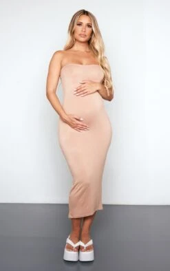 Maternity Camel Jersey Bandeau Midaxi Dress 9 Maternity Camel Jersey Bandeau Midaxi Dress -Goremje Style 17cb7e554cf5b6618acf3680fbcbaae85a6e3250 cne5224 3