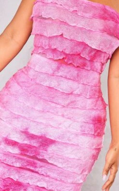 Shape Hot Pink Ombre Frill Edge Bandeau Maxi Dress -Goremje Style 18f4048f7594fda1a39b31c7976cb125cba6f66c cne3548 4