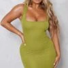 Shape Olive Textured Square Neck Bodycon Dress 1 Shape Olive Textured Square Neck Bodycon Dress -Goremje Style 1ae9c65c7d694b0b8a763ebfaa19e6c839fecce8 cna8730 1