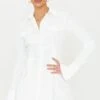Tall White Pocket Detail Cargo Cinched Waist Shirt Dress 2 Tall White Pocket Detail Cargo Cinched Waist Shirt Dress -Goremje Style 1b765a8239187aa5f17b0e38c43555c8847f7ef2 cmq3328 1