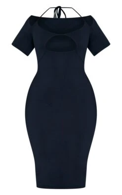 Plus Black Soft Touch Jersey Cut Out Bust Midi Dress -Goremje Style 1d1067dfc809c95044c0569b2790613ea40db891 cnc5134 5