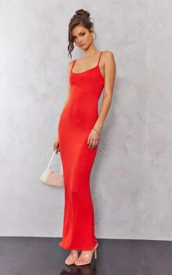 Tall Orange Jersey Strappy Maxi Dress -Goremje Style 1fa5f800b717ad74e2e3185ffc7e8c707c20c61e cnd7372 3
