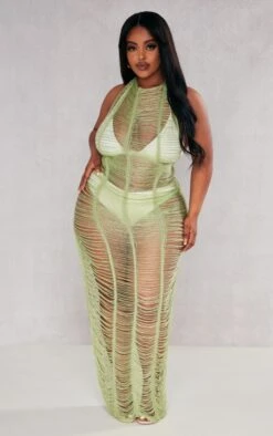 Plus Khaki Tassel Knit Beach Dress -Goremje Style 1fb4cef24d489dc7e855a9e20cf4a697d8a42082 cnc7962 3