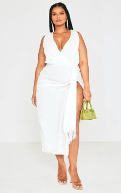 Plus Cream Linen Look Drape Detail Midi Dress 8 Plus Cream Linen Look Drape Detail Midi Dress -Goremje Style 1ffbe524421c368df83e782bb916cdcc34e23449 cnd6513 2