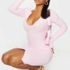 Shape Baby Pink Brushed Rib Split Sleeve Bodycon Dress 2 Shape Baby Pink Brushed Rib Split Sleeve Bodycon Dress -Goremje Style 21272c9d919f74a7bd989e479c9f6dac44772a3c cmq6831 1