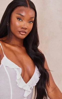 Tall Cream Textured Frill Maxi Dress 10 Tall Cream Textured Frill Maxi Dress -Goremje Style 217dc9db03a02d6dfeba815a12624422b46c216d cne2098 4