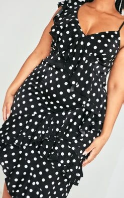 Plus Black Polka Dot Ruffle Detail Midi Dress -Goremje Style 22acbe22a613b3bbf5823b35ec8271046259799d cnd4880 4