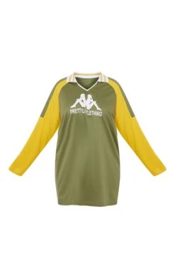 Kappa Plus Khaki Varsity T-shirt Dress -Goremje Style 27fb04935a211c5d9802a415ce3574e9f131bcff cnd8319 7