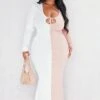 Plus White Two Tone Maxi Dress 2 Plus White Two Tone Maxi Dress -Goremje Style 2985f1f72fd9f4566ef6a7fb57320ec7ba4af9d0 cnd7336 1