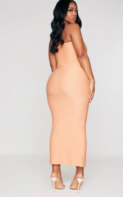 Shape Clay Textured Bandeau Midaxi Dress -Goremje Style 34ba0f7e45eeca055d3a0a945f728b99be412e90 cnd0581 2