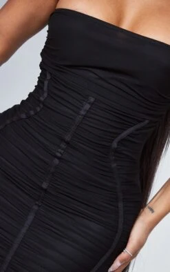 Shape Black Mesh Bandeau Ruched Bodycon Mini Dress 10 Shape Black Mesh Bandeau Ruched Bodycon Mini Dress -Goremje Style 36113f7b535d8df7750d12244f88d2254c2bdaa7 cnc8855 4