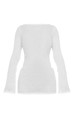 Petite White Textured Open Back Mini Dress 11 Petite White Textured Open Back Mini Dress -Goremje Style 3653d61c8d32faf3459d39283d5be27d211cf1dd cne2182 5