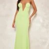 Tall Lime Plunge Maxi Dress 1 Tall Lime Plunge Maxi Dress -Goremje Style 3ab7154d434cdedc34781eeac0b03df681275b4f cnd3422 1