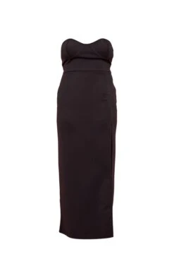 Plus Black Scuba Cup Detail Bandeau Midaxi Dress -Goremje Style 3ccf5950c1af71e050b96d755009192320bb0476 cnd9828 5