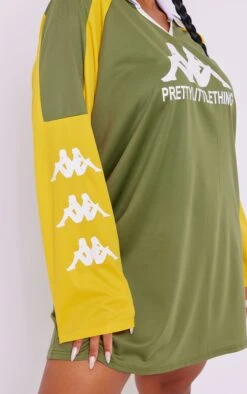 Kappa Plus Khaki Varsity T-shirt Dress -Goremje Style 3d3287b714fab7fdf57050674f000ab84bcf1407 cnd8319 6