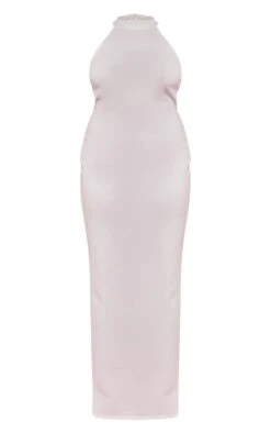 Plus Cream Scuba High Neck Cross Back Maxi Dress -Goremje Style 3d70cedd27529714f075cc93cd3203a1d8748dd4 cnd9827 5