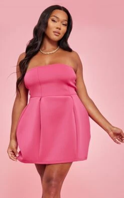 Plus Pink Scuba Bandeau Shift Dress -Goremje Style 4024fe0af8701a71c246ea746eccd5857e06d29c cnd9821 3