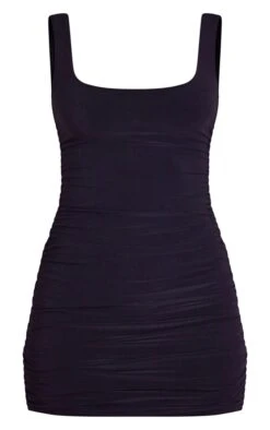 Petite Black Ruched Sleeveless Bodycon Dress -Goremje Style 4126ea2d4df3c9e3f3a287a5cfd553f10fd77127 cna9522 5