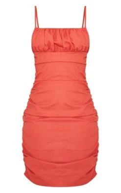 Tall Rust Strappy Linen Look Bodycon Dress -Goremje Style 4c6e96a7c3ee5bd069dd8d751dd94a898e8d5637 cnd6790 5