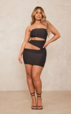 Shape Black Slinky Cut Out Detail Mini Dress -Goremje Style 4ec4a561a589a1f4b62f8b36611593f9832ecfa6 cnd5257 3