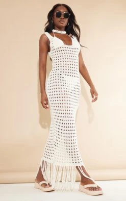 Tall Cream Tassel Hem Crochet Maxi Dress -Goremje Style 4ee3607533beb81f4c11ef2deb0b2f06ae7fd950 cmw6871 4