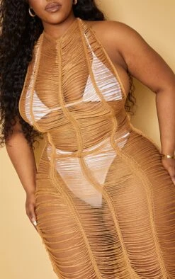 Plus Tan Tassel Knit Beach Dress 10 Plus Tan Tassel Knit Beach Dress -Goremje Style 506c6e51a22b6707b2222a878d8242b62623079a cmw2950 5