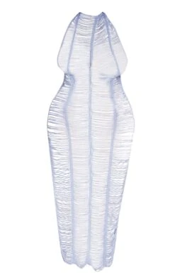 Plus Aqua Blue Tassel Knit Beach Dress -Goremje Style 5113d3c362145cef8e96582accf221084d3218b9 cnc7963 5