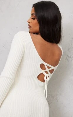 Maternity Cream Knitted Midaxi Tie Back Bodycon Dress 9 Maternity Cream Knitted Midaxi Tie Back Bodycon Dress -Goremje Style 517fb96b0c4f8b5f5db332f6c83619f1ba4fdd11 cnd2821 4