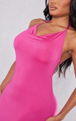 Shape Hot Pink Slinky Strappy Cowl Scoop Back Ruched Maxi Dress 10 Shape Hot Pink Slinky Strappy Cowl Scoop Back Ruched Maxi Dress -Goremje Style 52951d76941c7f5897c14209fc6d3cf788346402 cnd5119 4