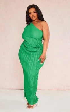 Plus Bright Green Plisse One Shoulder Ruched Midaxi Dress 9 Plus Bright Green Plisse One Shoulder Ruched Midaxi Dress -Goremje Style 52df3b59ebaf52e5c851104ebf21a54790270985 cne5088 3