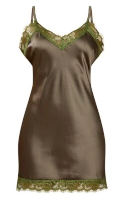 Petite Olive Lace Satin Slip Dress -Goremje Style 55a5d34ce8b7221eca4c3b528ae3c7030149c4a7 cnd3152 5