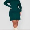 Plus Emerald Green Rib Frill Hem Bodycon Dress -Goremje Style 6135983fff01de35299dbeb0af590a6a0408a5de cnc5169 1