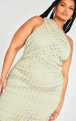 Plus Sage Green Broderie Anglaise Ruched Midi Dress 9 Plus Sage Green Broderie Anglaise Ruched Midi Dress -Goremje Style 6e51b3e7d5e645125251367d020a03dab78d09dd cnd5029 4