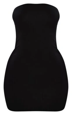 Petite Black Jersey Bandeau Bodycon Dress -Goremje Style 6f95e6a77b3b9eb14aec497f9f85a729009328a9 cnd6946 5